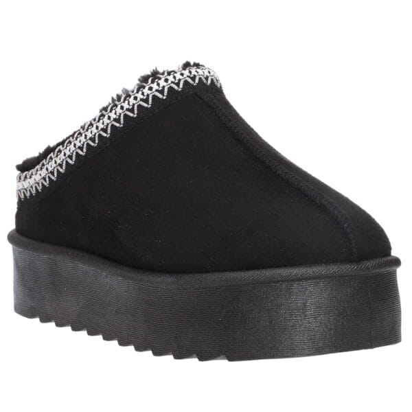 ENVIE FUR MULES V41-22079 BLACK