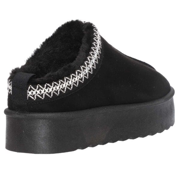 ENVIE FUR MULES V41-22079 BLACK