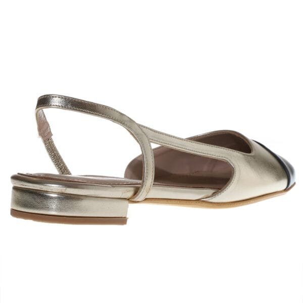 ENVIE SLINGBACK BALLET FLATS E02-21711 GOLD