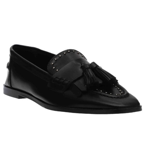 CORINA FLAT MOCCASINS M5680 BLACK