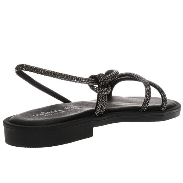 MALENA FLAT SANDALS 200-10B BLACK