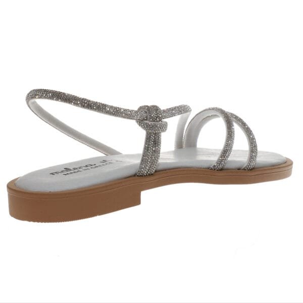 MALENA FLAT SANDALS 200-10B WHITE
