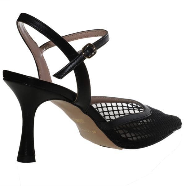 ENVIE SLINGBACK POINTY PUMPS E02-21731 BLACK