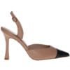 ENVIE SLINGBACK POINTY PUMPS E02-21733 NUDE