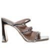 ENVIE BLOCK-HEEL MULES E02-21795 SILVER