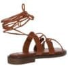 ENVIE LACE-UP SANDALS E96-21341 CAMEL