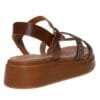 MALENA FLATFORM SANDALS 100-6 BRONZE