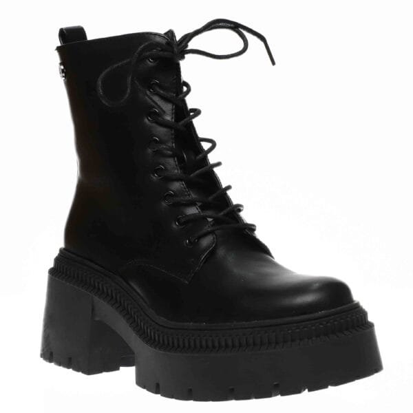 ENVIE CHUNKY BIKER BOOTIES E12-22160 BLACK
