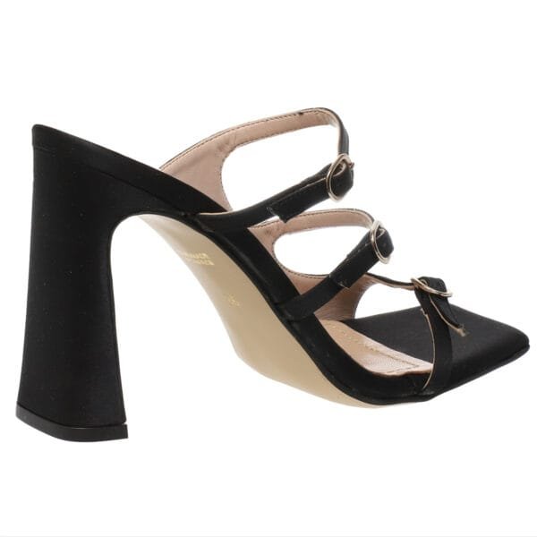 ENVIE BLOCK-HEEL MULES E02-21795 BLACK
