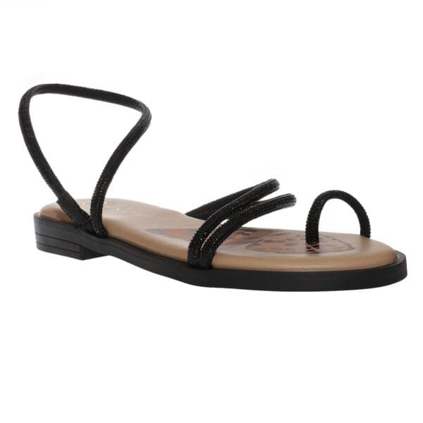 ENVIE FLAT SANDALS E96-21357 BLACK