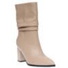 ENVIE BLOCK-HEEL SLOUCHY BOOTIES E45-22425 BEIGE