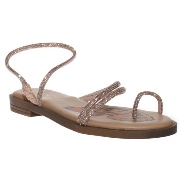 ENVIE FLAT SANDALS E96-21357 ROSE-GOLD