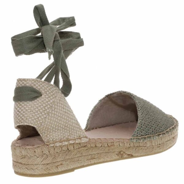 CORINA FLAT ESPADRILLES M5422 LIGHT-GREEN