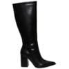 ENVIE POINTY BLOCK-HEEL BOOTS E23-22051 BLACK