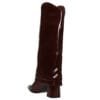 PRIMADONNA FOLD-OVER COW BOOTS 14911 BORDEUX