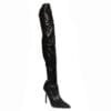 ENVIE OVER THE KNEE PONTY BOOTS E23-22052 BLACK