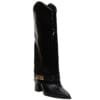 PRIMADONNA FOLD-OVER COW BOOTS 14911 BLACK