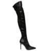 ENVIE OVER THE KNEE PONTY BOOTS E23-22052 BLACK