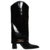 PRIMADONNA FOLD-OVER COW BOOTS 14911 BLACK