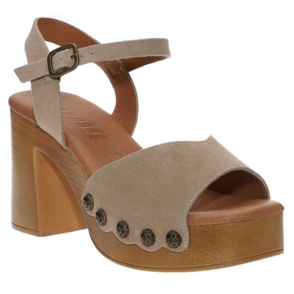 MTNG CLOG HEELS 53903 BEIGE