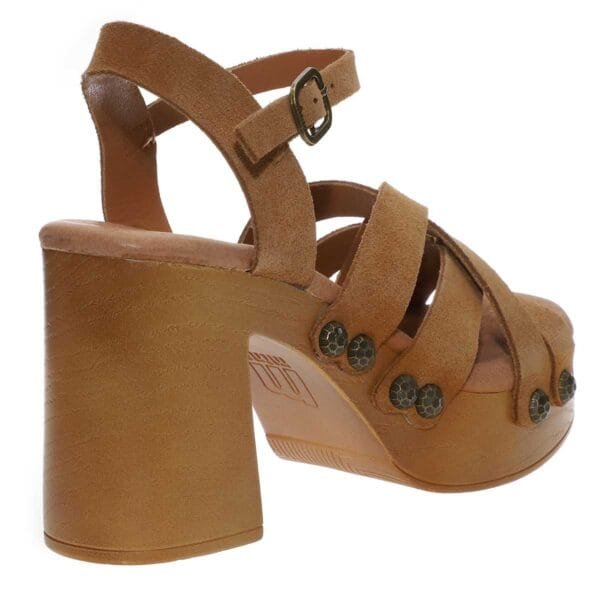 MTNG CLOG HEELS 54495 CAMEL