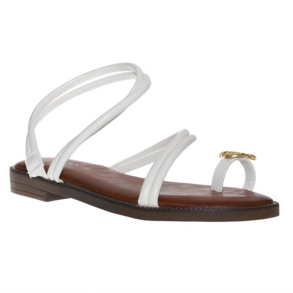ENVIE FLAT SANDALS E96-21400 WHITE