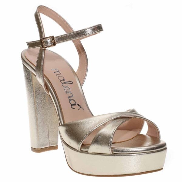 MALENA HIGH BLOCK-HEELS 1694 GOLD