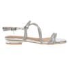 ENVIE LOW-HEEL SANDALS E37-21101 SILVER