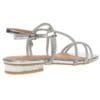 ENVIE LOW-HEEL SANDALS E37-21101 SILVER