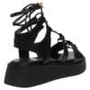 ENVIE LACE-UP FLATFORMS E96-21319 BLACK