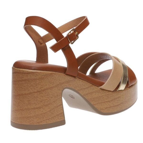 ENVIE CLOG HEELS V14-21023 CAMEL
