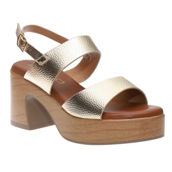 ENVIE CLOG HEELS E14-21022 GOLD