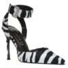 1072410218062200360_photo1 ENVIE ANKLE-STRAP POINTY PUMPS E02-18062 BLACK-WHITE