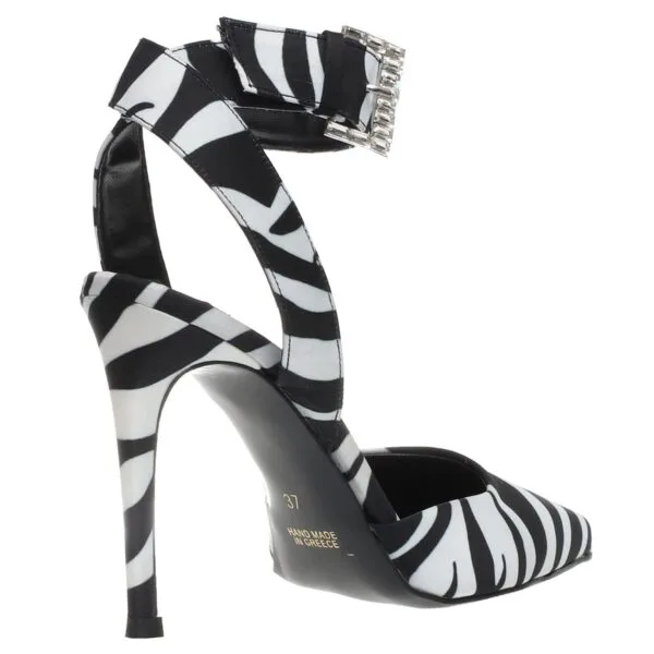 1072410218062200360_photo3 ENVIE ANKLE-STRAP POINTY PUMPS E02-18062 BLACK-WHITE