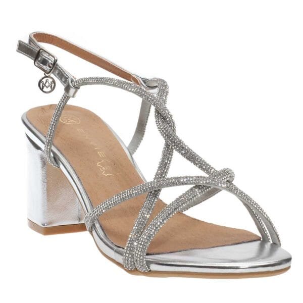 ENVIE MID HEELS E37-21113 SILVER