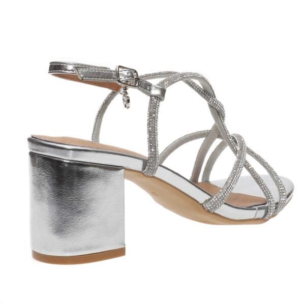 ENVIE MID HEELS E37-21113 SILVER