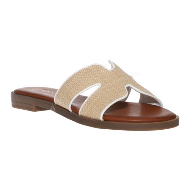 ENVIE FLAT SANDALS E96-21361 BEIGE