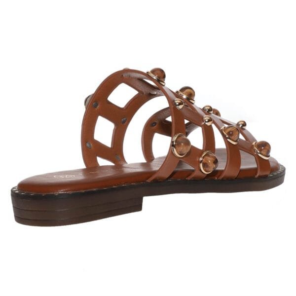 ENVIE FLAT SANDALS E96-21353 CAMEL