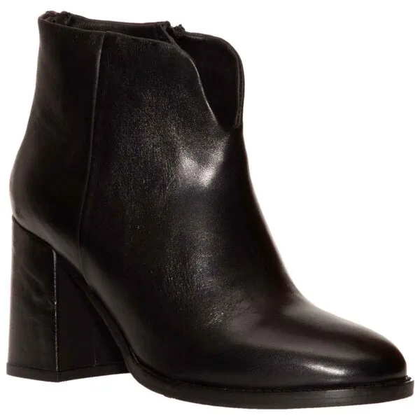 MALENA COW BOOTIES SV-51 BLACK