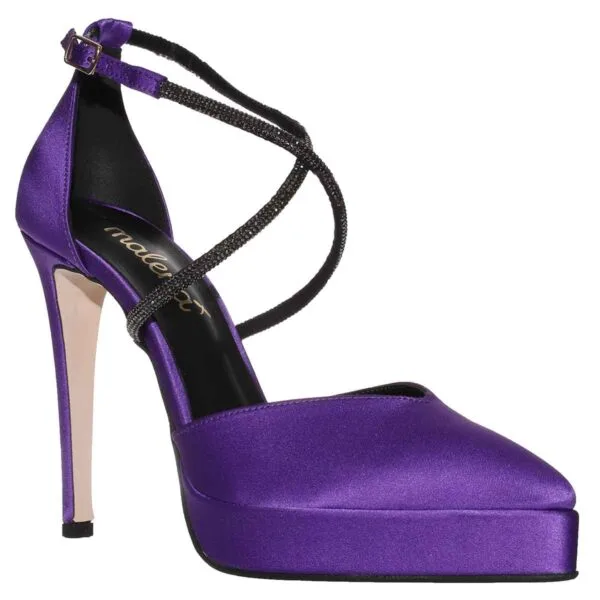5672418816820000360_photo1 MALENA HIGH HEEL POINTY PUMPS 88168 PURPLE