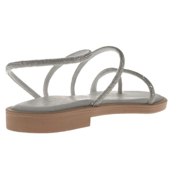 MALENA FLAT SANDALS 200-1 WHITE
