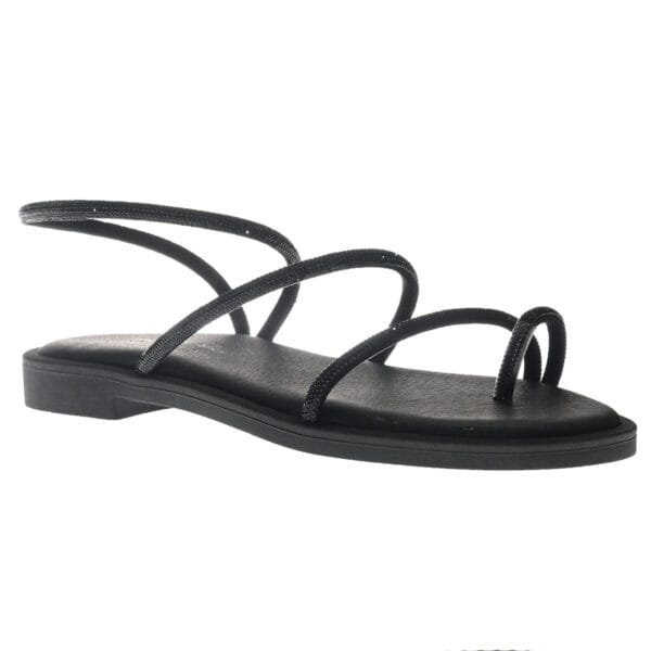 MALENA FLAT SANDALS 200-1 BLACK