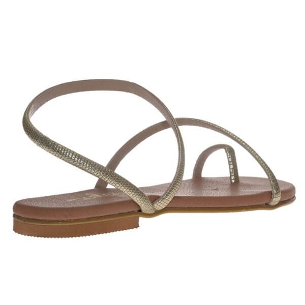 MALENA FLAT SANDALS 151 GOLD