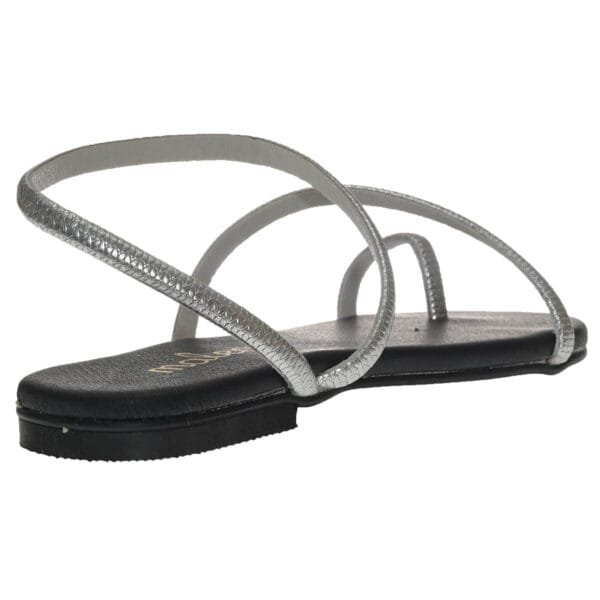 MALENA FLAT SANDALS 151 SILVER