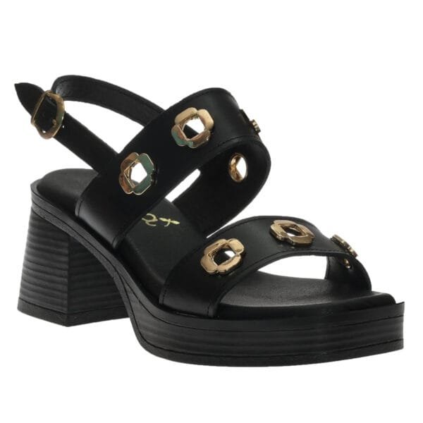 MALENA BLOCK HEELS 252 BLACK