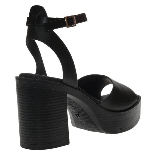 MALENA BLOCK HEELS 654 BLACK