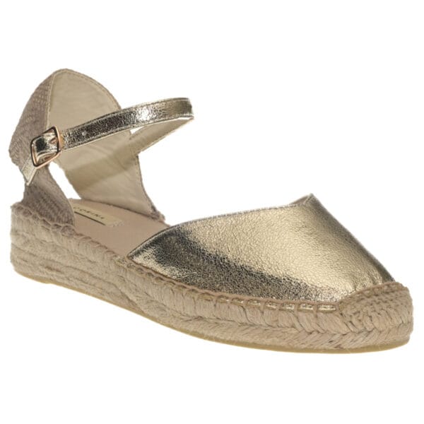 CORINA FLAT ESPADRILLES M6353 GOLD