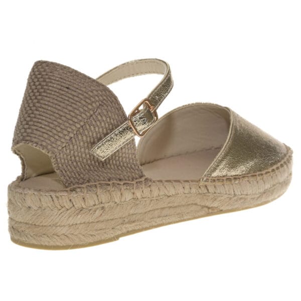 CORINA FLAT ESPADRILLES M6353 GOLD