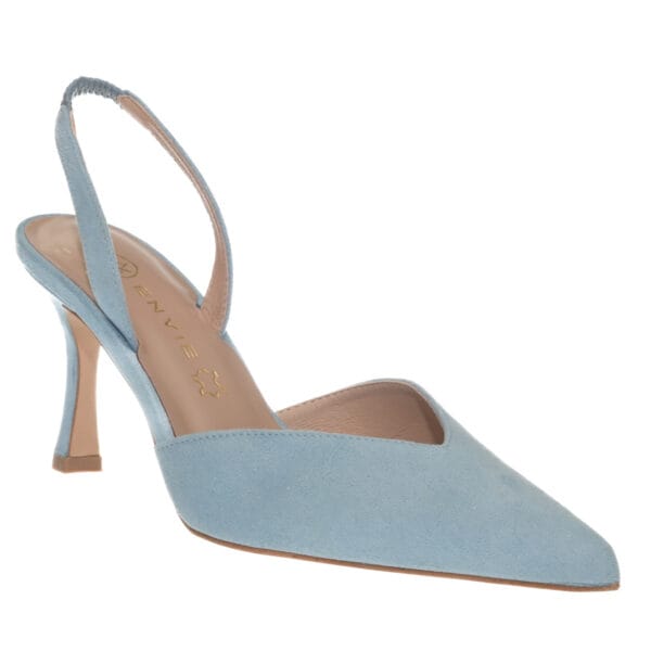 ENVIE SLINGBACK PUMPS E02-23640 BABY BLUE