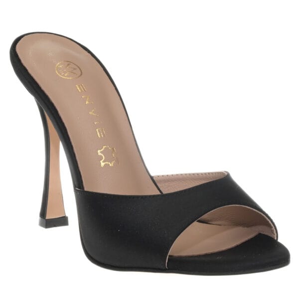 ENVIE HIGH-HEEL MULES E02-21822 BLACK
